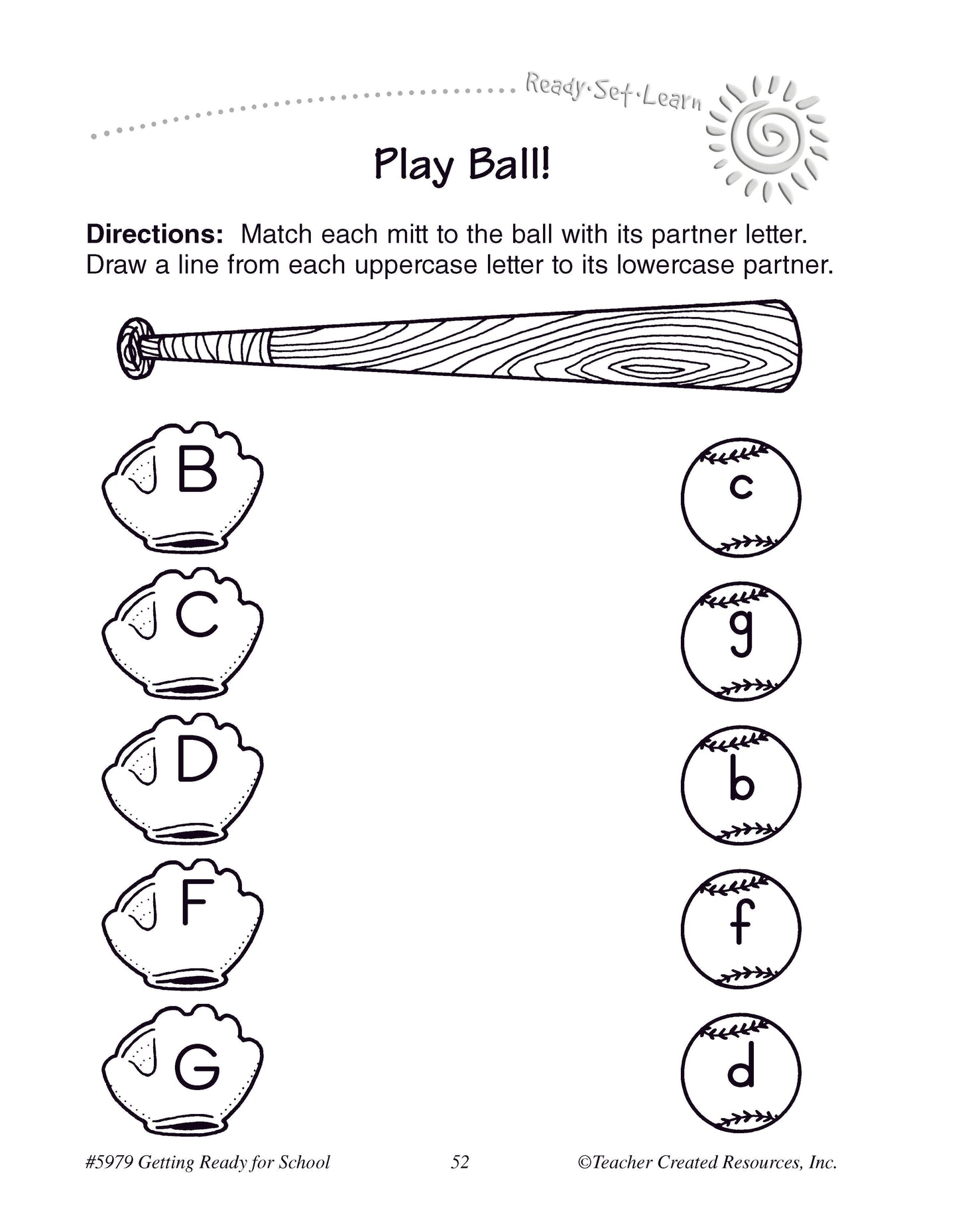Teacher Created Resources Ready-Set-Learn Getting Ready for School PreK-K
