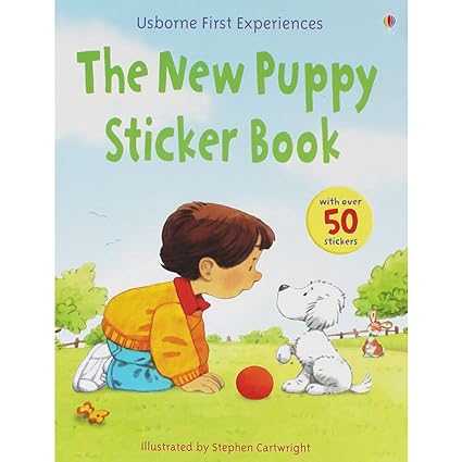 Usborne First Experiences The New Puppy Sticker Book
