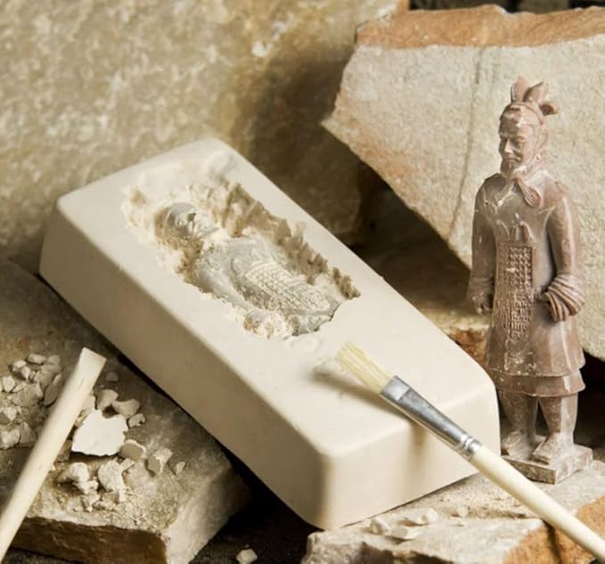 Terracotta Army Excavation Kit Random Fossil 秦始皇陵兵馬俑 陶土挖掘套件 款式隨機