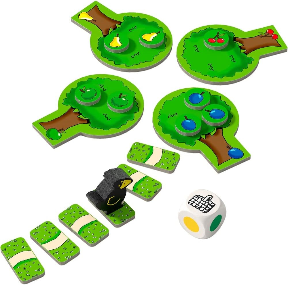 HABA 305896 Mini Orchard 迷你果園 顏色記憶合作遊戲 鐵盒版