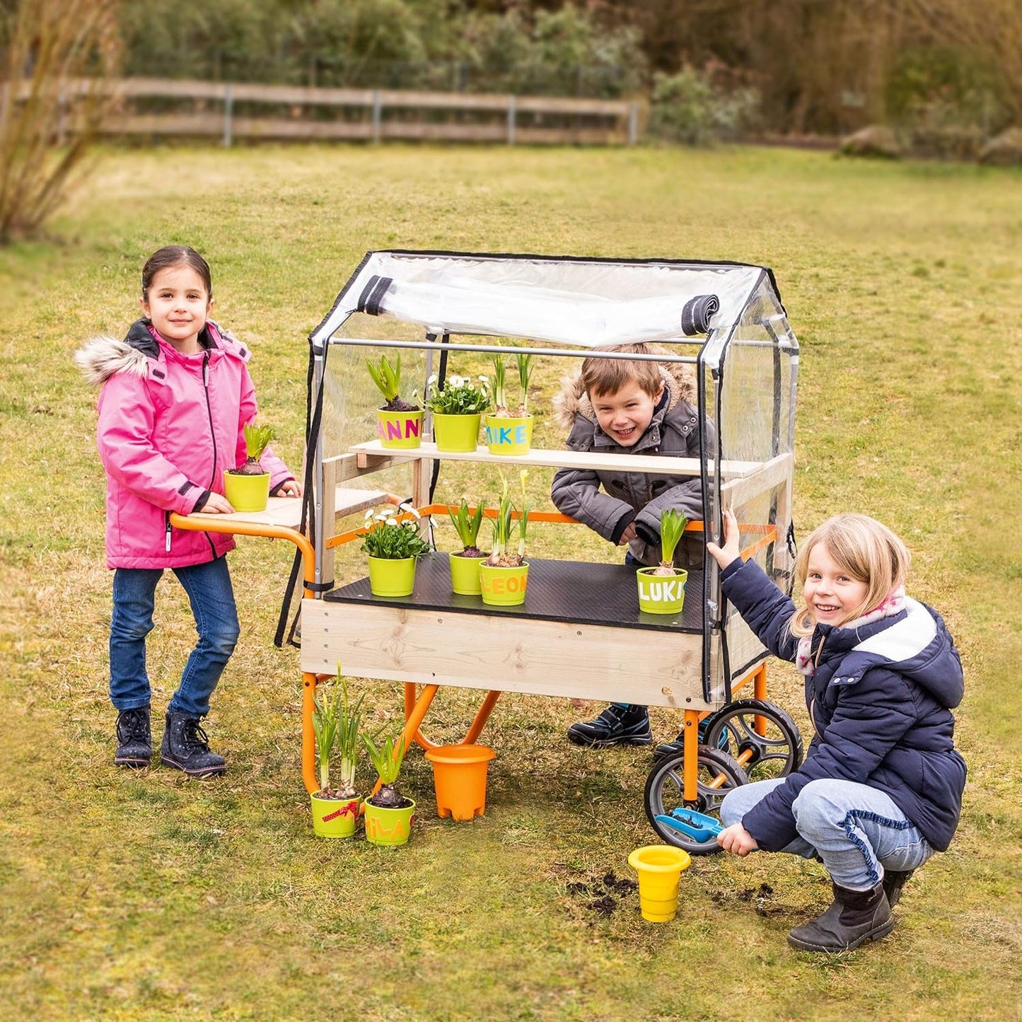 Beleduc Mobile Greenhouse Little Gardener 可移動陽光花車