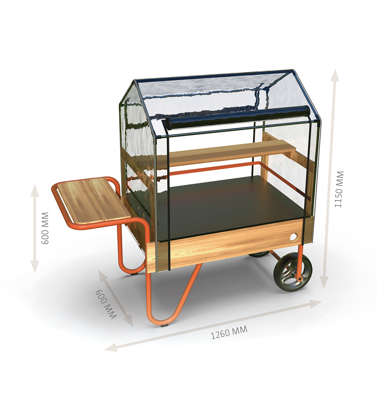 Beleduc Mobile Greenhouse Little Gardener 可移動陽光花車