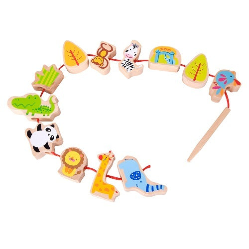 Classic World Zoo Beads 幼兒木製串珠-動物園款