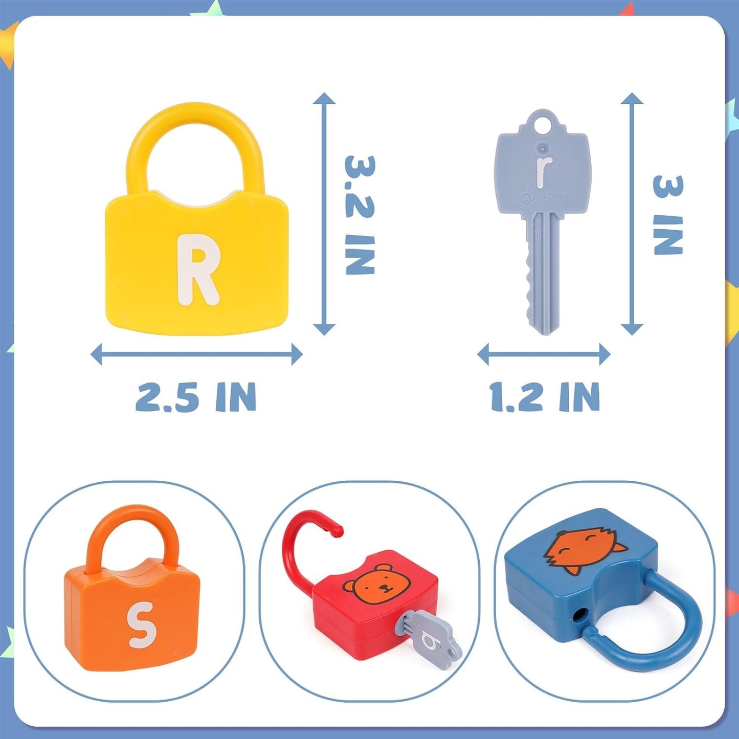 Alphabet Learning Locks 字母開鎖遊戲