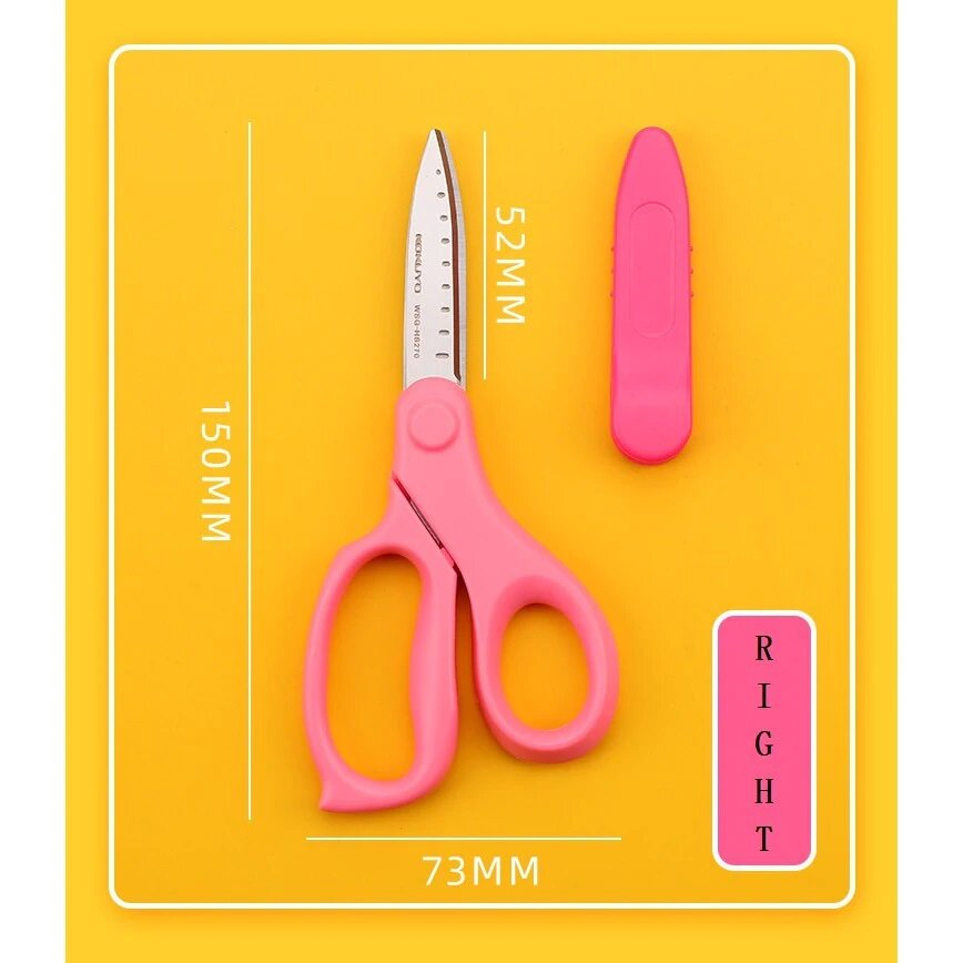 Kokuyo Right Hand FIT SAXA Safety Scissors for Children Color Pink 右手專用 FIT SAXA 兒童安全剪刀 粉紅色