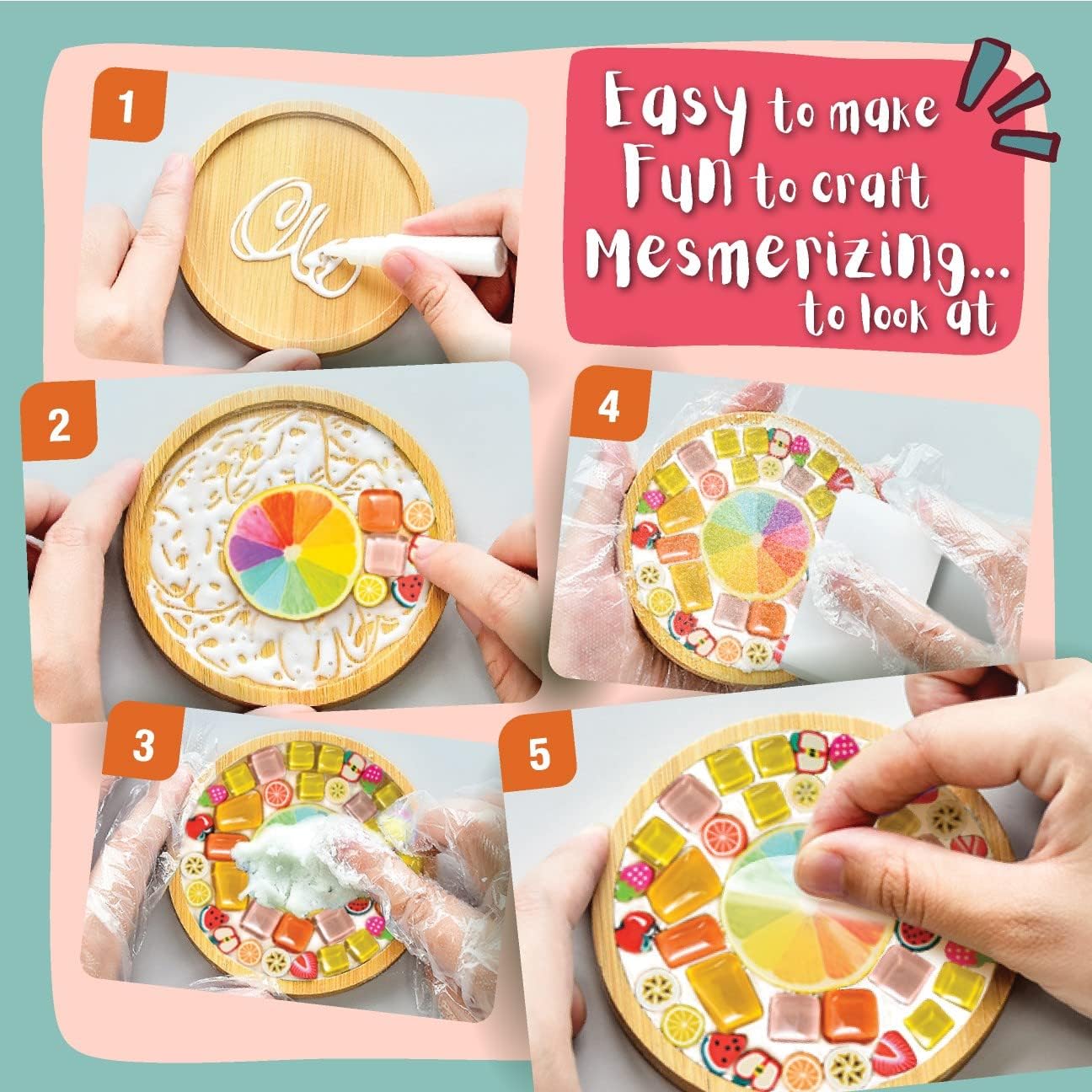 Mosaics Craft Kit 動手做 - 馬賽克藝術套裝