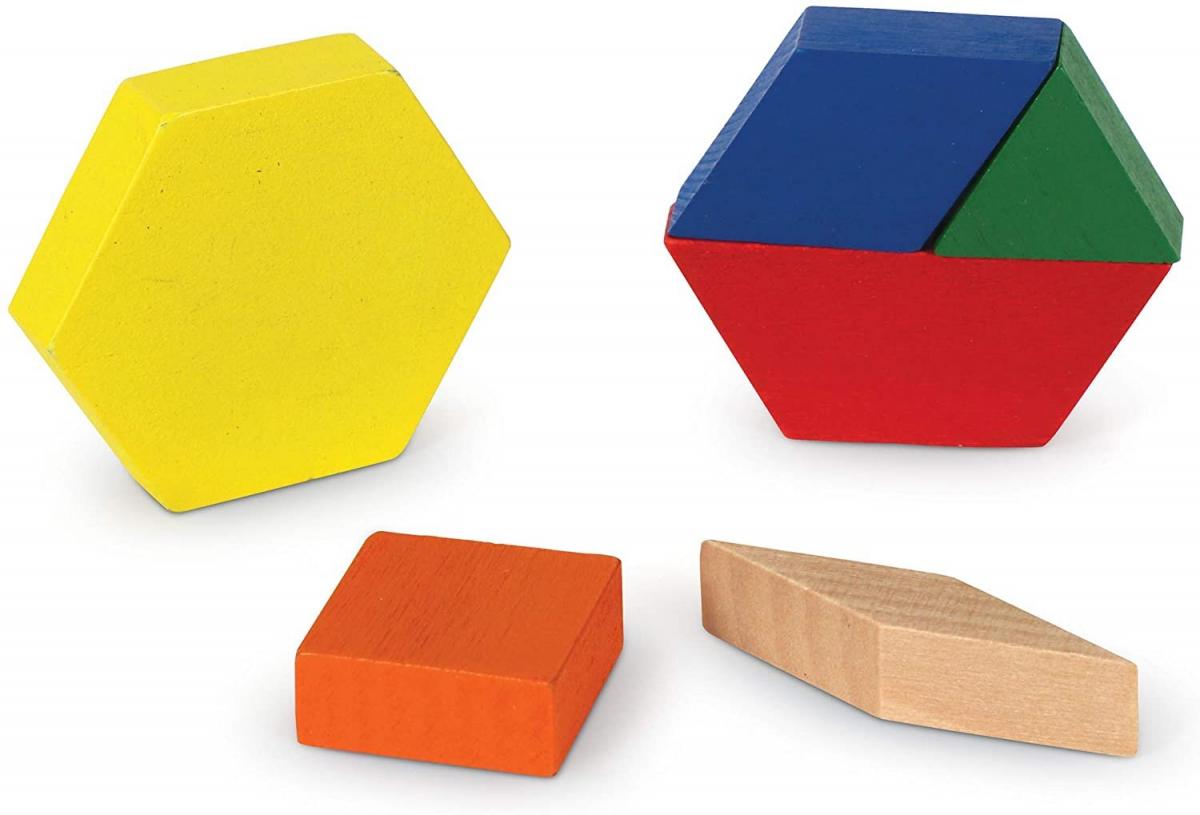 Didax US Learning Maths with Pattern Blocks Set (Free Activity Sheet PDF)