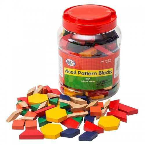 Didax US Learning Maths with Pattern Blocks Set (Free Activity Sheet PDF)