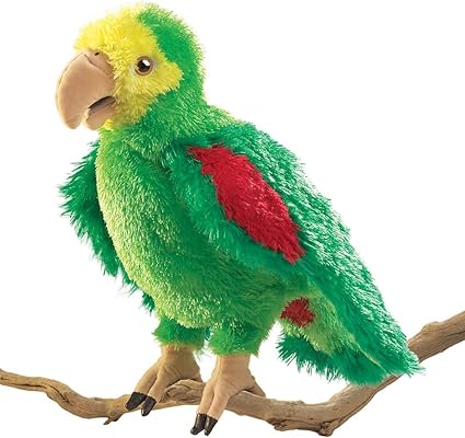 Amazon Parrot Hand Puppet 亞馬遜鸚鵡手偶