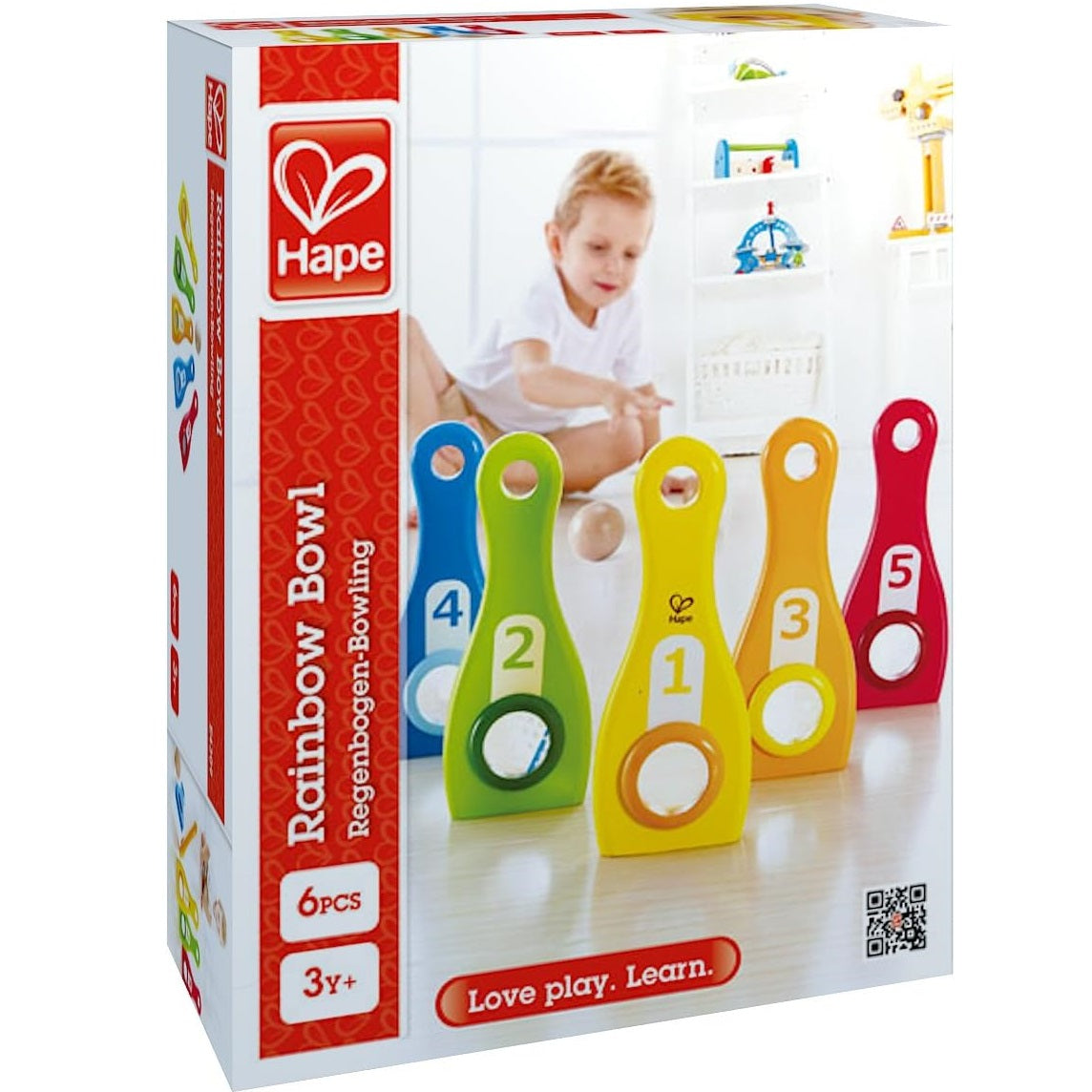 Hape Rainbow Bowling 彩虹保齡球
