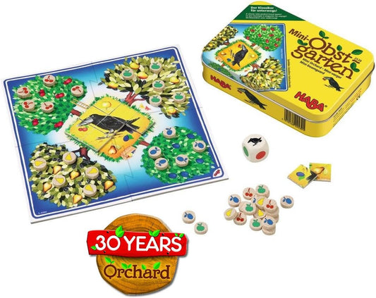 Haba Mini Orchard Tin Cooperative Game in Travel 顏色合作遊戲