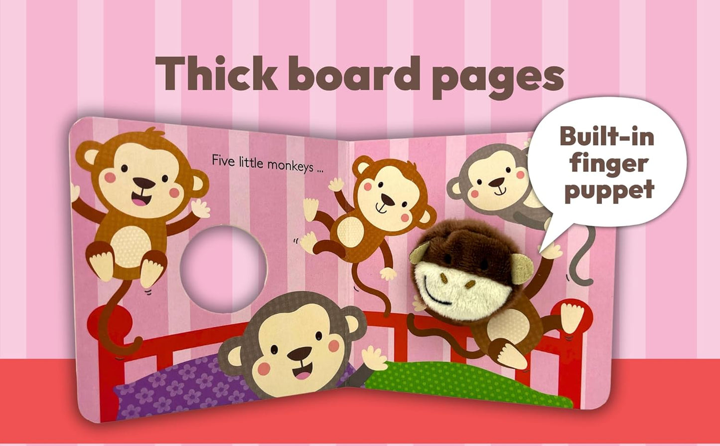 Five Little Monkeys Finger-puppet Book 五隻小猴子手指偶書
