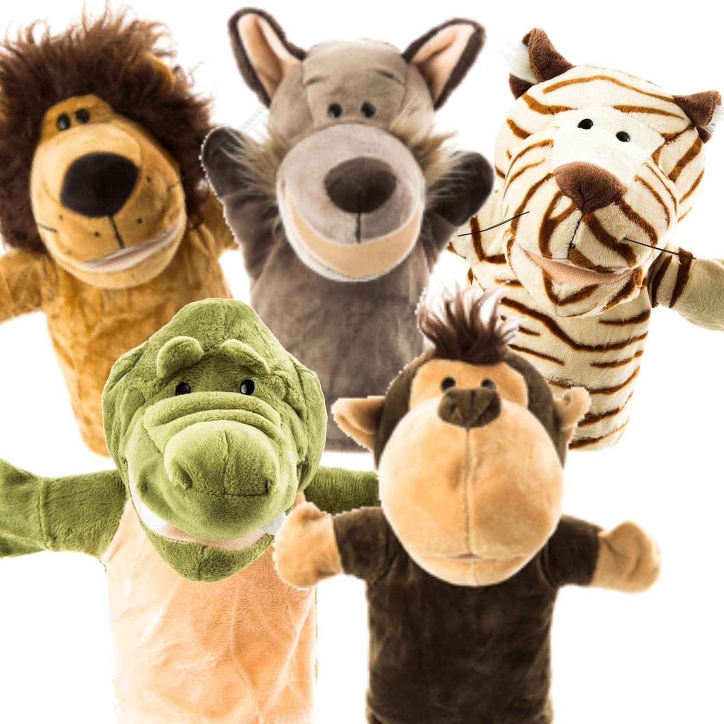 Animal Hand Puppets Movable Open Mouth 動物手偶 可開合嘴巴 24cm