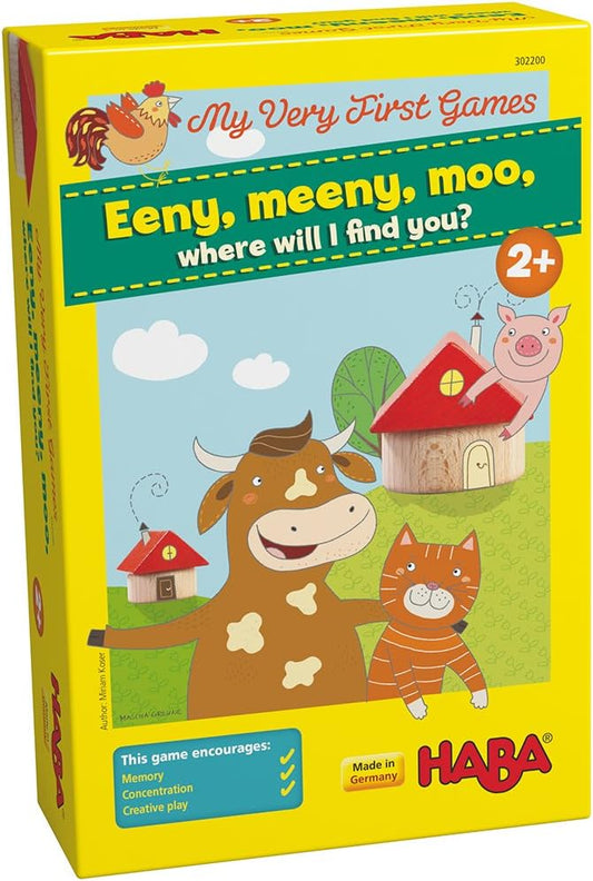 HABA My Very First Games – Eeny, Meeny, moo, Where will I find You? Memory Game 記憶專注遊戲