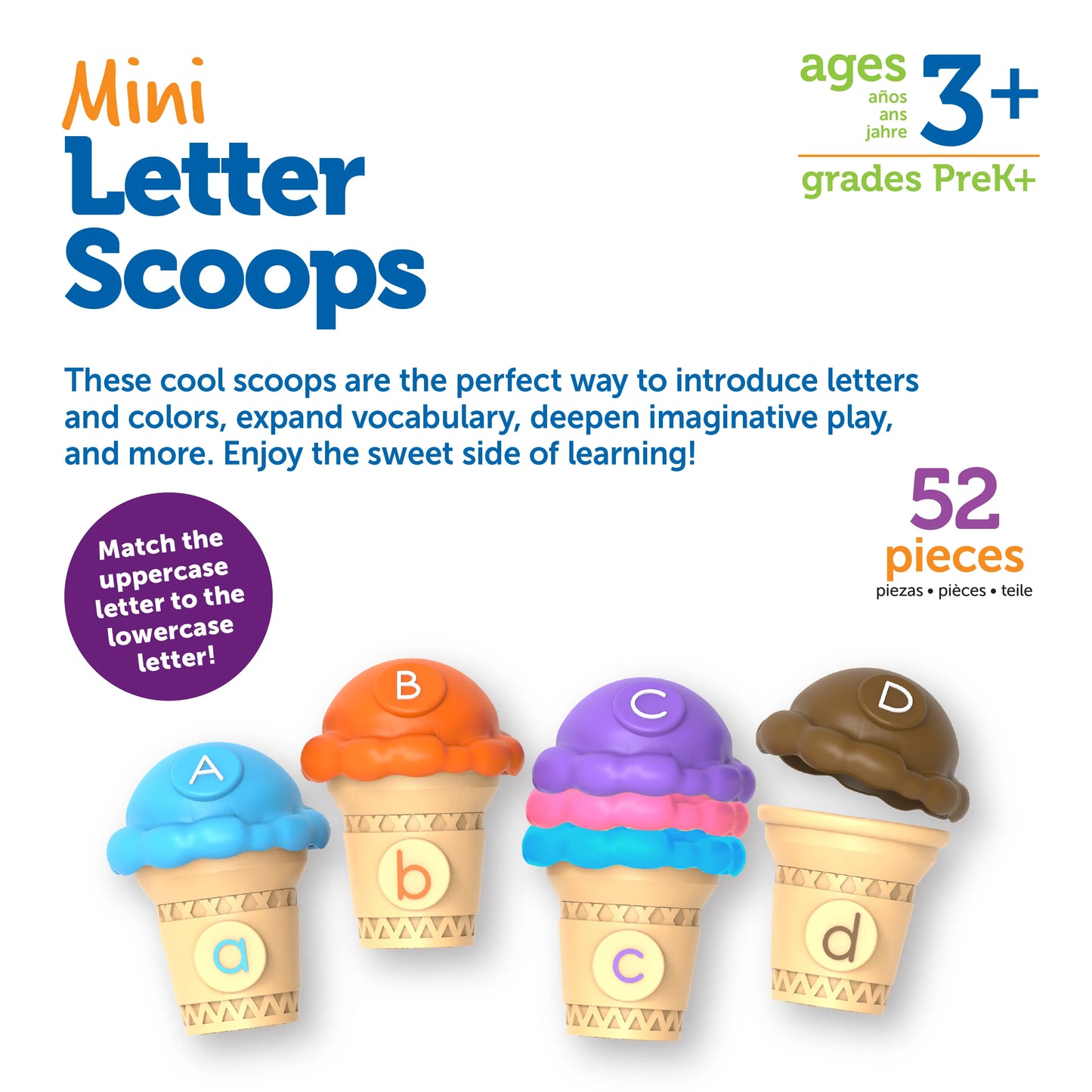 Learning Resources Mini Letter Scoops