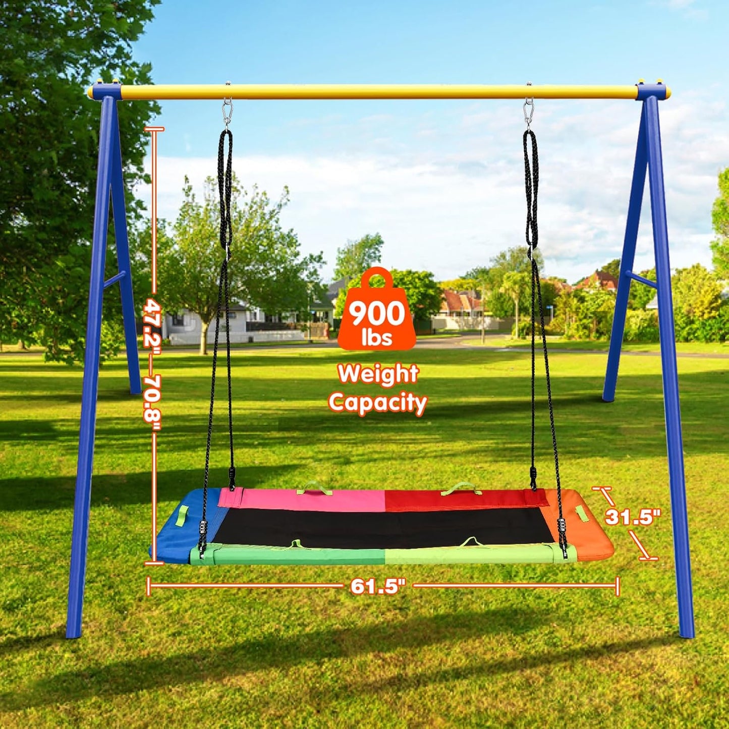 Large Platform Swing 60x32 Inch 大型吊床