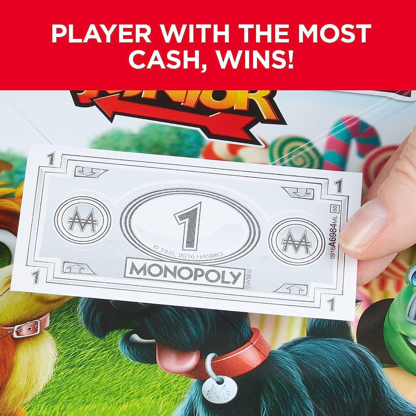 Hasbro Monopoly Junior Game - Top Hat Edition 孩之寶大富翁初階遊戲-高帽子