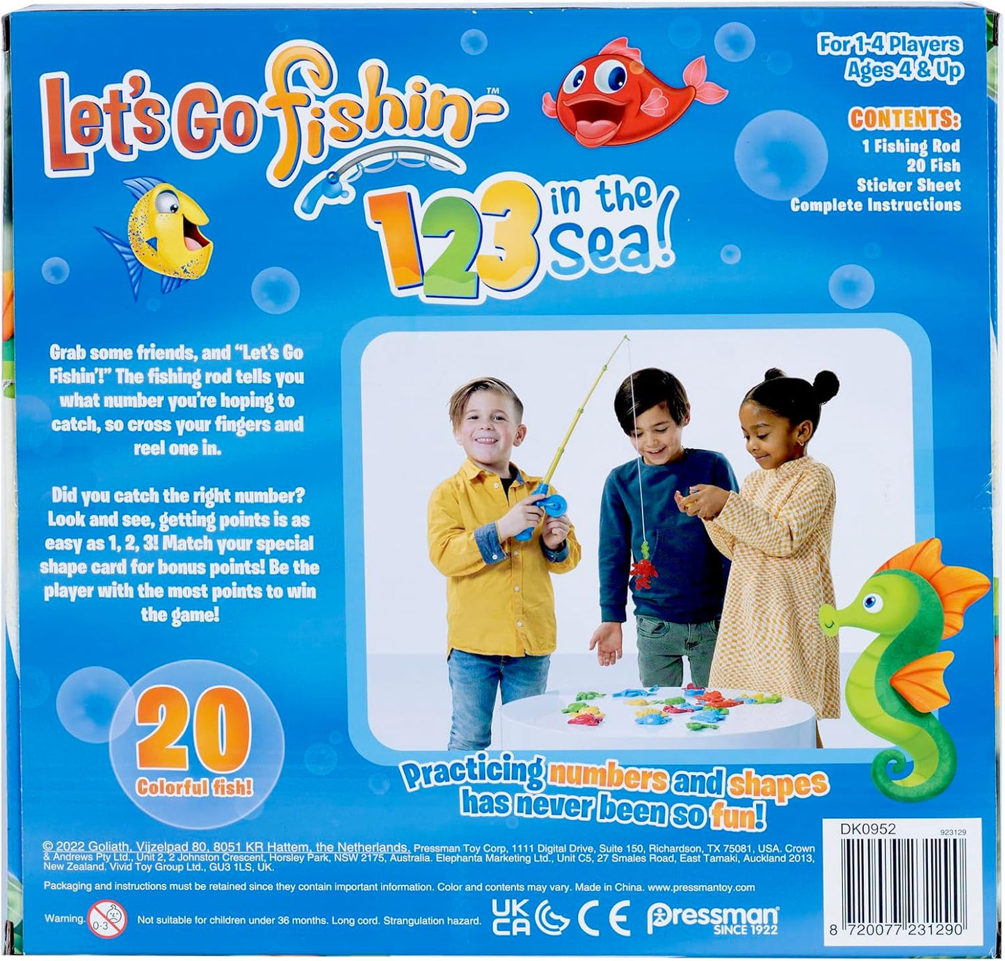 Pressman Let’s Go Fishin’ 123 in The Sea! 釣魚遊戲