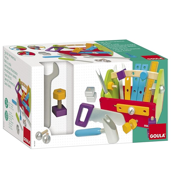 Goula Tool Box Construction Toy Roleplay Set 工具箱角色扮演動手組裝玩具