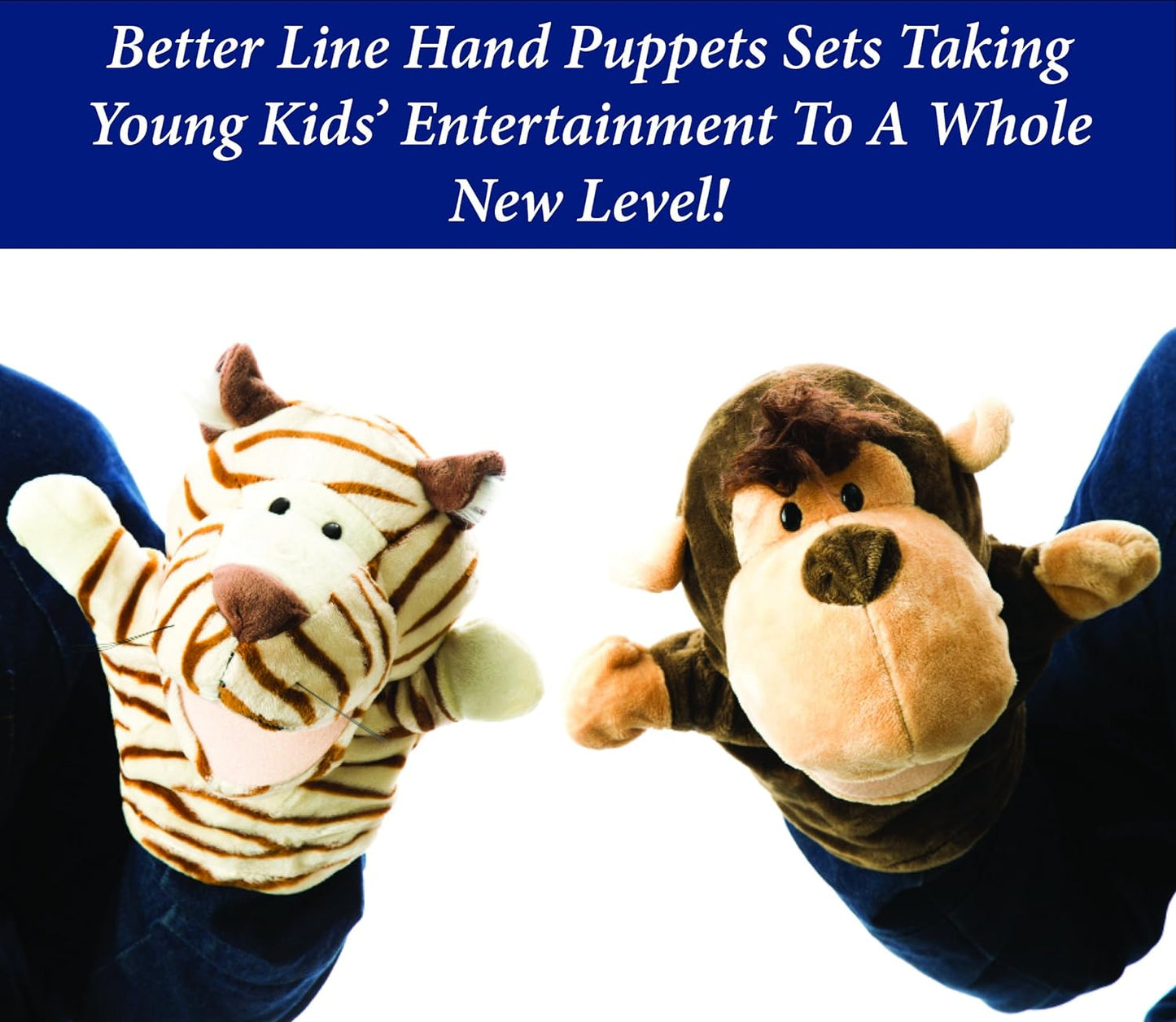 Animal Hand Puppets Movable Open Mouth 動物手偶 可開合嘴巴 24cm