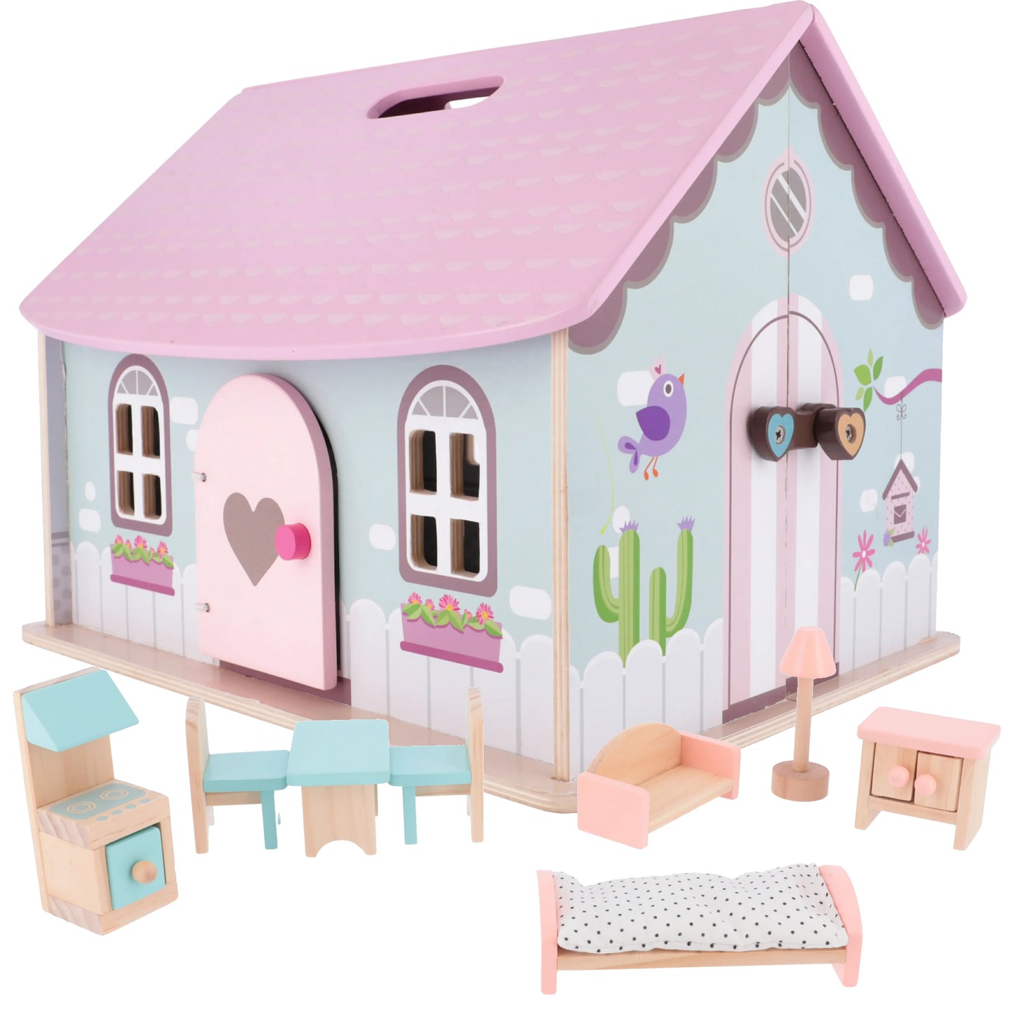 Eurekakids Doll House with Furnitures  娃娃屋連家具