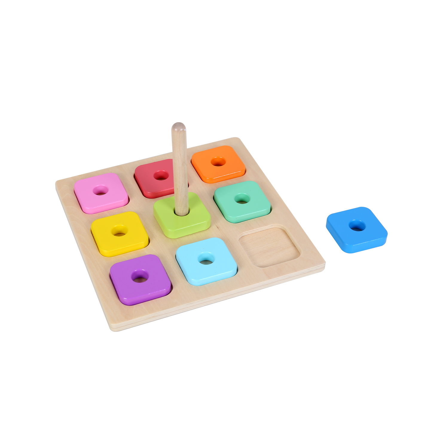 EDUcare Central Post Color Stacking Rings 中心柱彩色套環