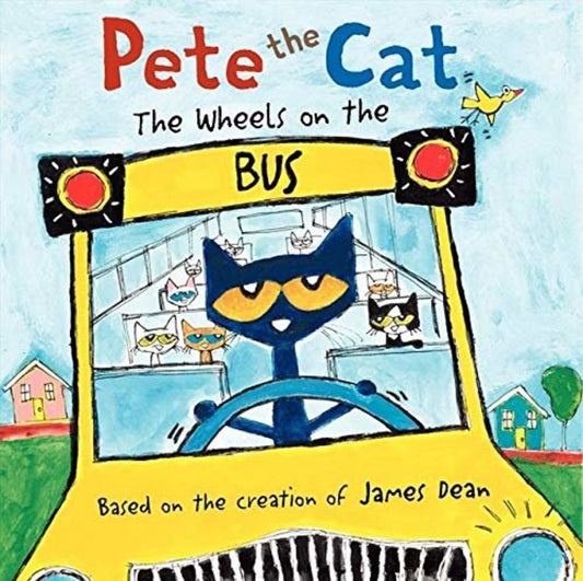 HarperCollins Pete the Cat: The Wheels on the Bus Picture Book Pete the Cat: The Wheels on the Bus 英文繪本