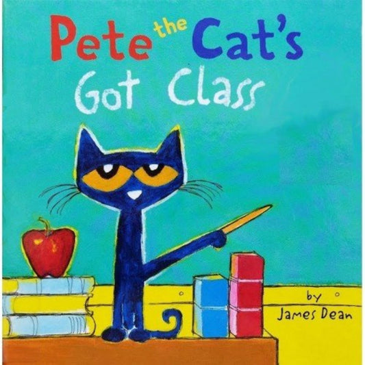 HarperCollins Pete the Cat's Got Class Picture Book 皮皮貓上課囉！ 英文繪本