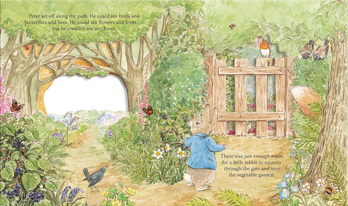 Puffin Peter Rabbit A Peep-Inside Tale Board Book Peter Rabbit A Peep-Inside Tale 精裝翻翻看故事