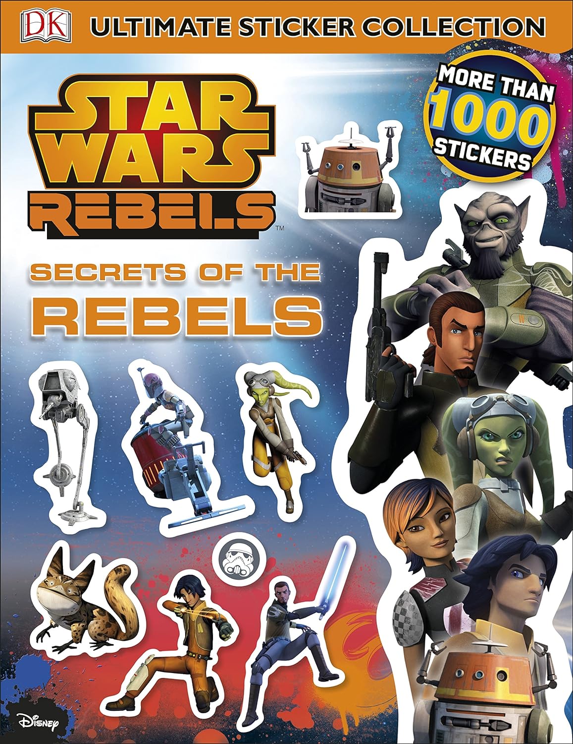 DK Star Wars Rebels Secrets of the Rebels Ultimate Stickers 1000+ 超級貼紙書 配對及角色介紹