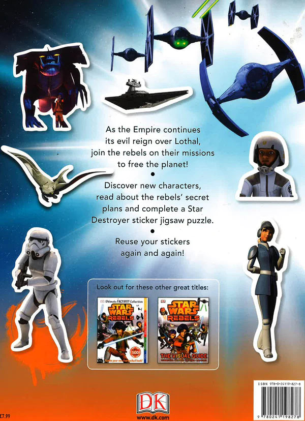 DK Star Wars Rebels Secrets of the Rebels Ultimate Stickers 1000+ 超級貼紙書 配對及角色介紹
