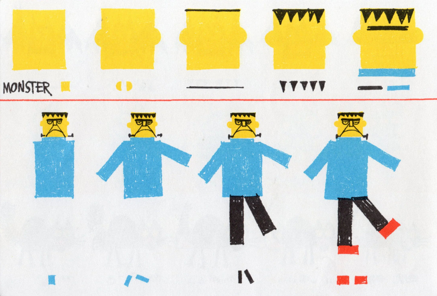 Ed Emberley’s Drawing Book of Weirdos 專業兒童看圖識畫系列 - 怪人物