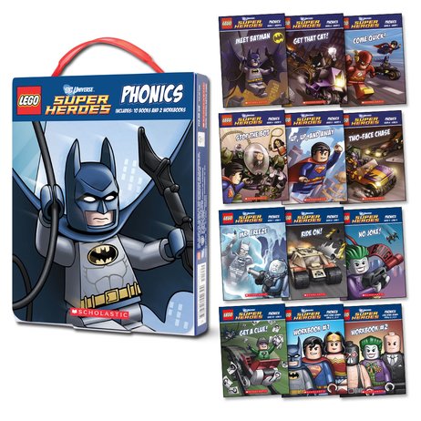 Scholastic Lego DC Universe Super Heroes Phonics 10 Books Set 10 本套裝