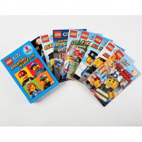 Lego City: Adventures in LEGO City 8 Books Set for Beginner Reader LEGO City: Adventures in LEGO City Boxed Set 8本套裝