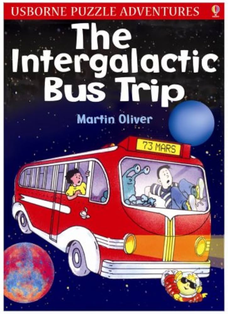 Usborne Puzzle Adventures Intergalactic Bus Trip