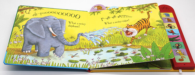 Usborne Noisy Jungle Sound Book 熱鬧的森林發聲書