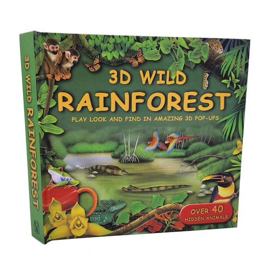 3D Wild Rainforest Pop-up Book 3D熱帶雨林立體書