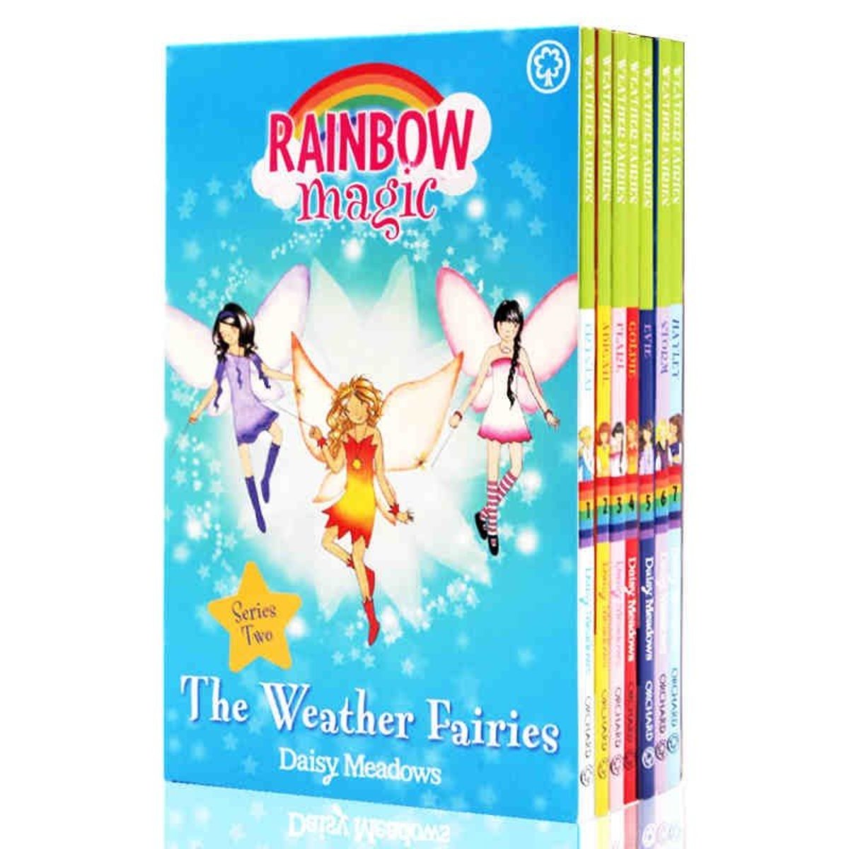 Orchard Books Rainbow Magic Series 2 The Weather Fairies Collection -7 Books No 8-14