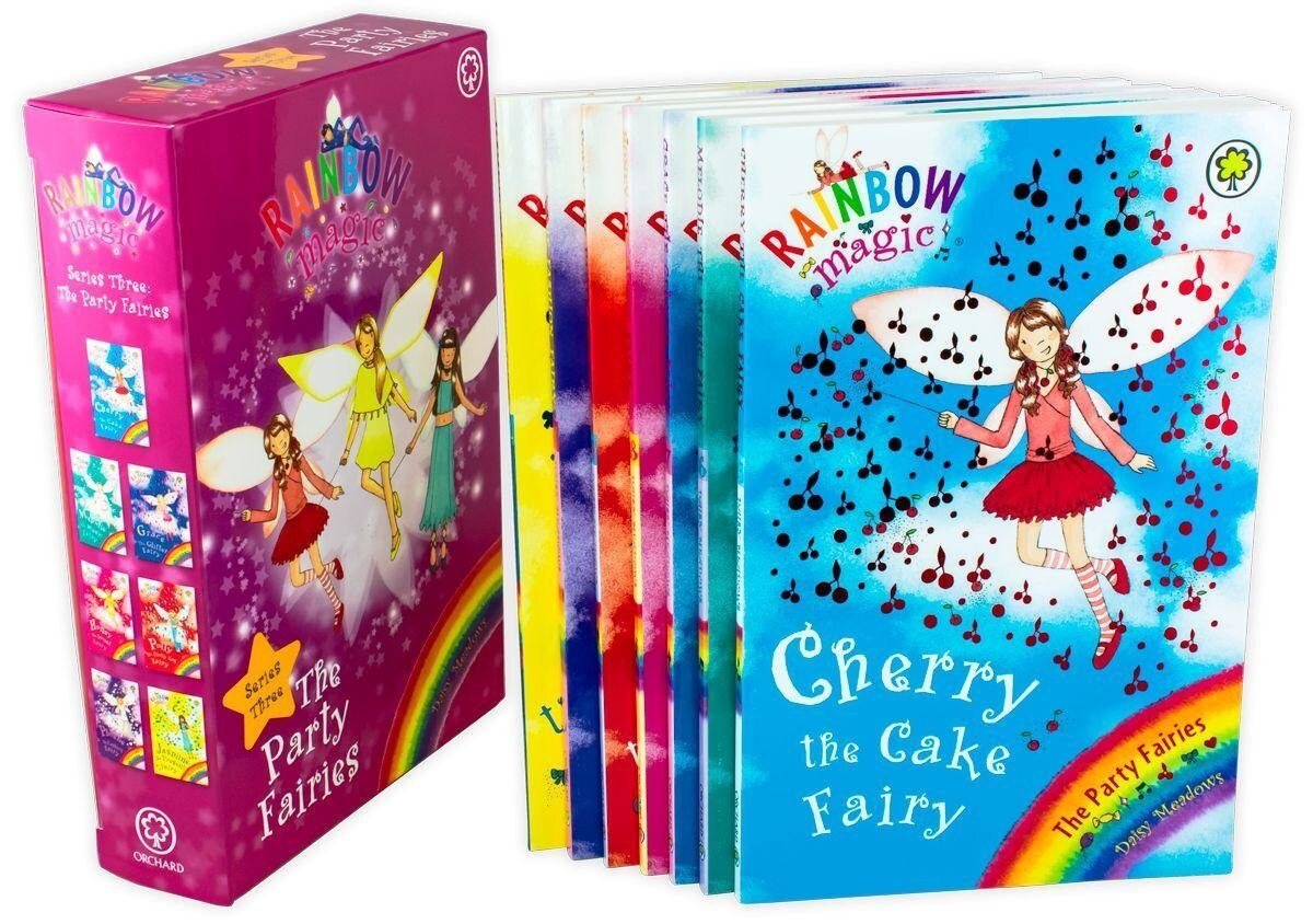 Orchard Books Rainbow Magic Series 3 The Party Fairies Collection 7 Books Box Set