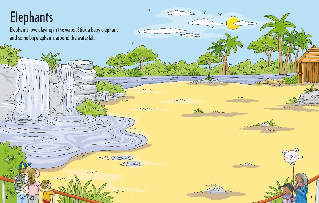 Usborne Zoo First Sticker Book Zoo First Sticker Book 動物園貼紙書