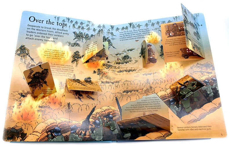 Usborne See Inside The First World War 第一次世界大戰 深入認識百科翻翻書