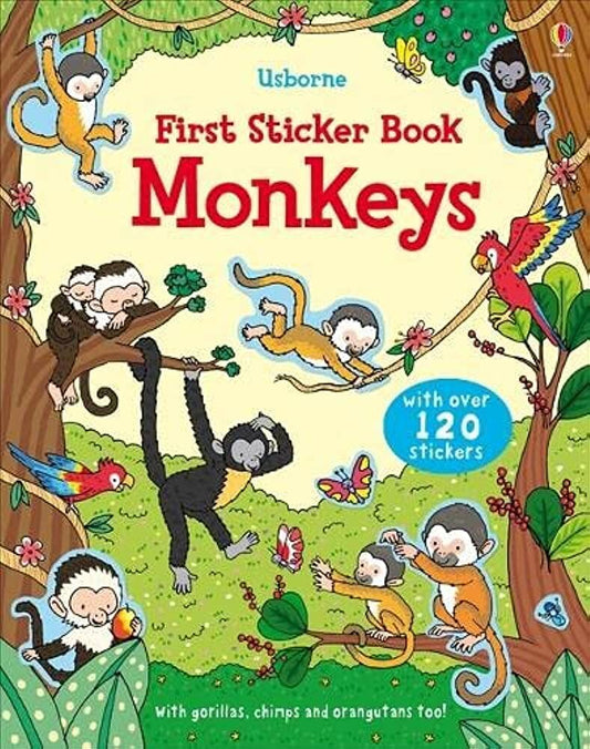 Usborne Monkeys Sticker Book Monkeys Sticker Book 小猴子貼紙書