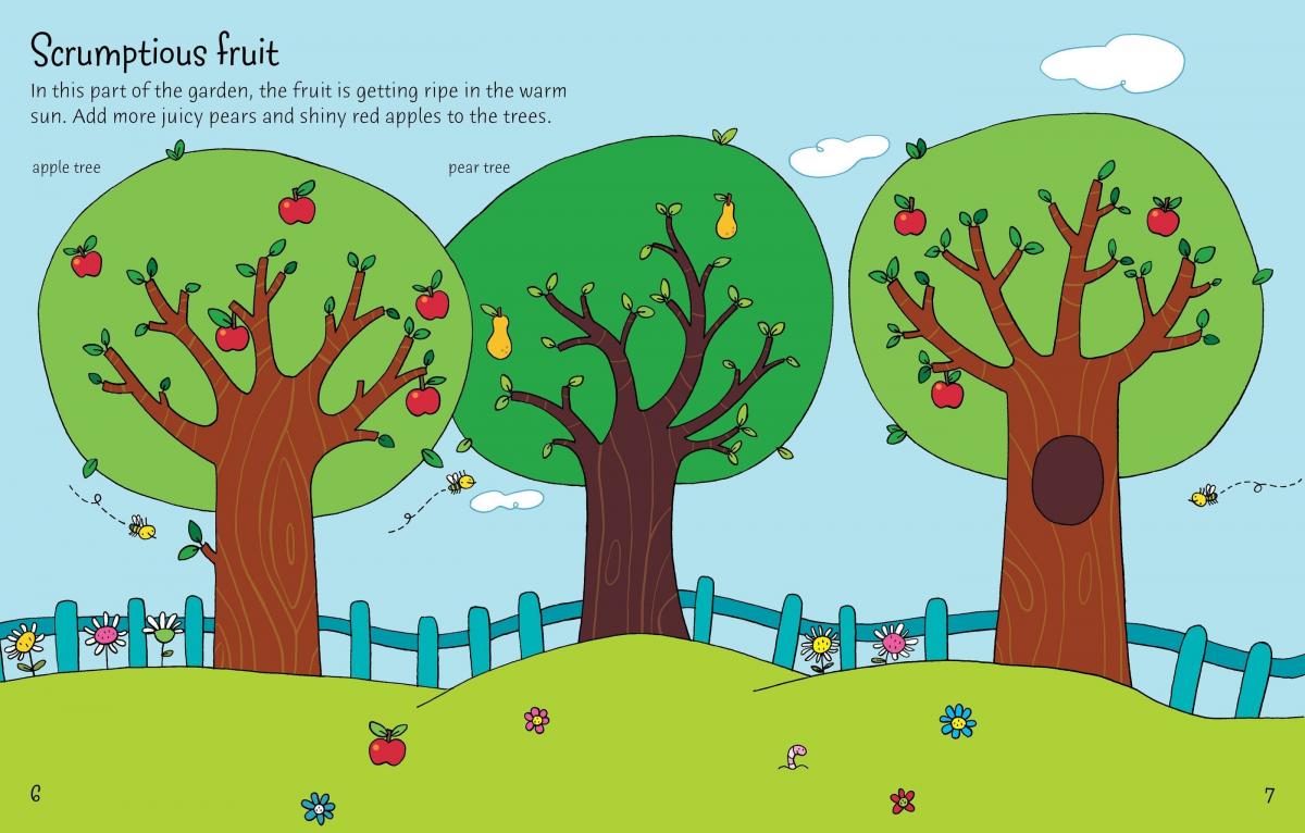 Usborne First Sticker Book Garden 花園貼紙書