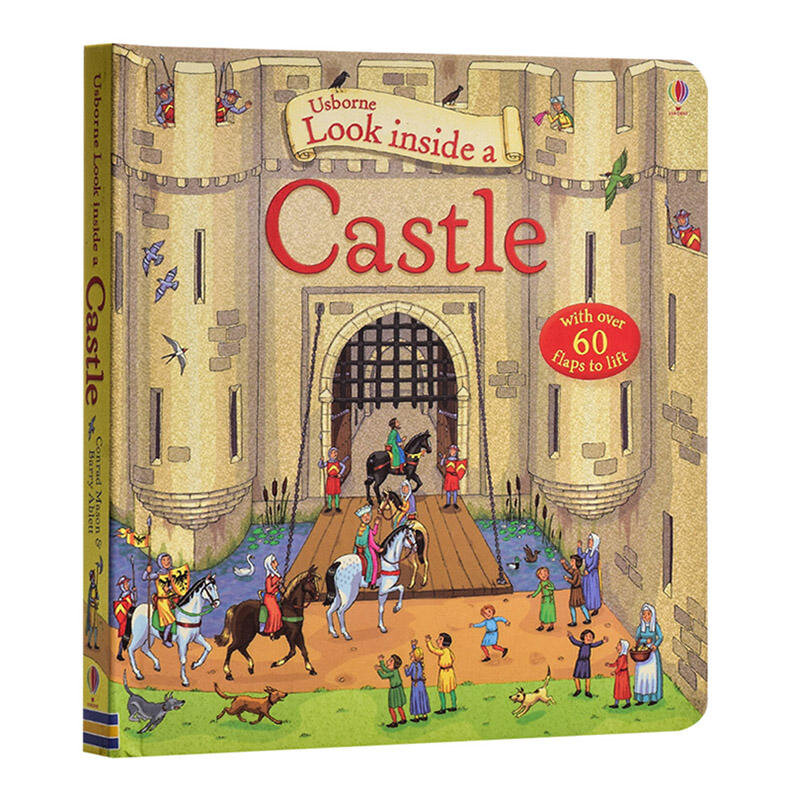 Usborne Look Inside a Castle Look Inside a Castle 城堡 揭秘系列翻翻書