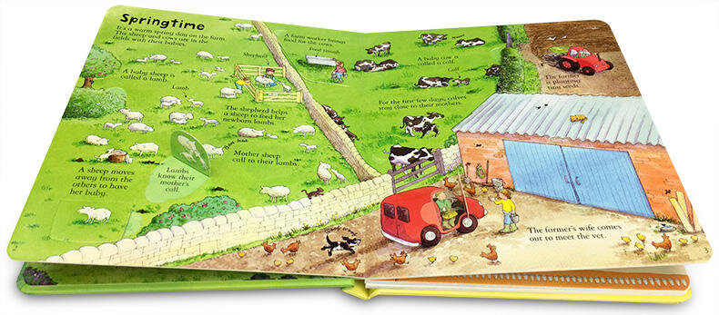Usborne Look Inside a Farm Look Inside a Farm 農場 揭秘系列翻翻書