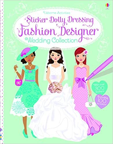 Usborne Sticker Dolly Dressing Fashion Designer Wedding Collection