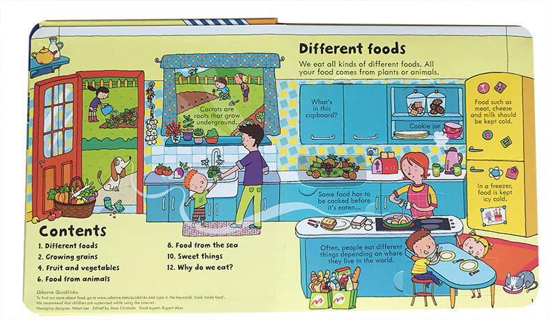 Usborne Look Inside Food 食物 揭秘系列翻翻書