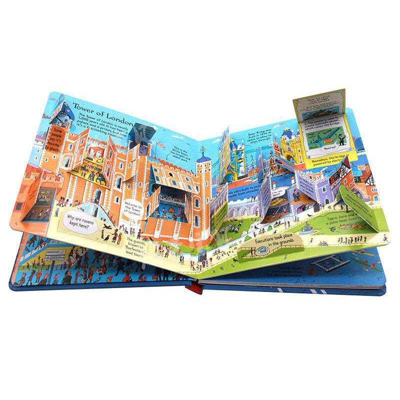 Usborne Look Inside London 倫敦 揭秘系列翻翻書