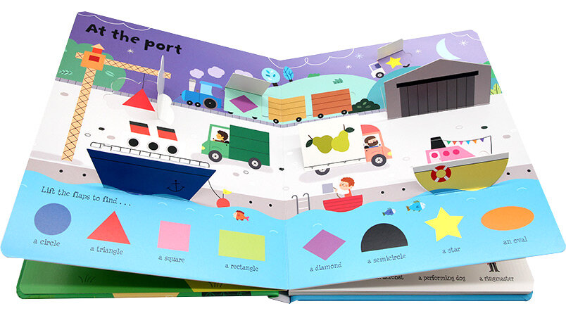 Usborne Lift-the-flap Shapes Lift-the-flap Shapes 形狀 幼兒早教翻翻書