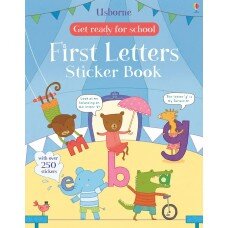 Usborne Get Ready For School First Letters Sticker Book